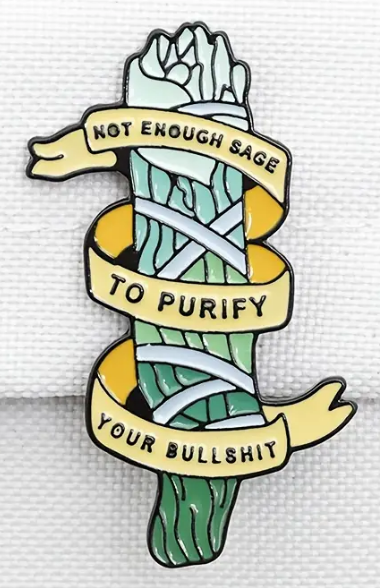 BROOCH LAPEL ENAMEL Magical Pins Pin (Page 1) - Not Enough Sage - Clothing & Apparel