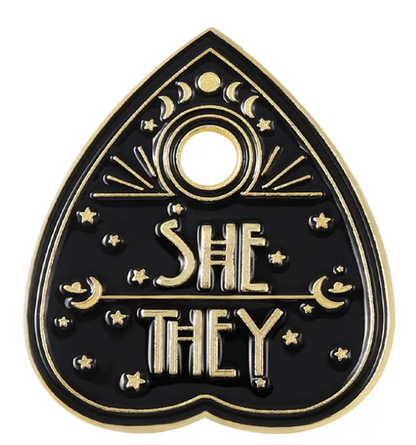 BROOCH LAPEL ENAMEL Magical Pins Pin (Page 1) - Ouija-3 - Clothing & Apparel