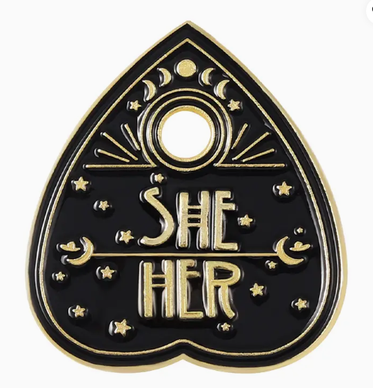 BROOCH LAPEL ENAMEL Magical Pins Pin (Page 1) - Ouija-4 - Clothing & Apparel