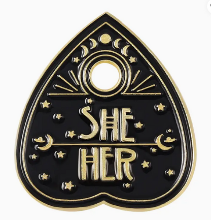 BROOCH LAPEL ENAMEL Magical Pins Pin (Page 1) - Ouija-4 - Clothing & Apparel
