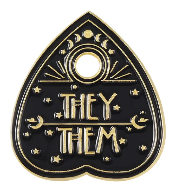 BROOCH LAPEL ENAMEL Magical Pins Pin (Page 1) - Ouija-5 - Clothing & Apparel