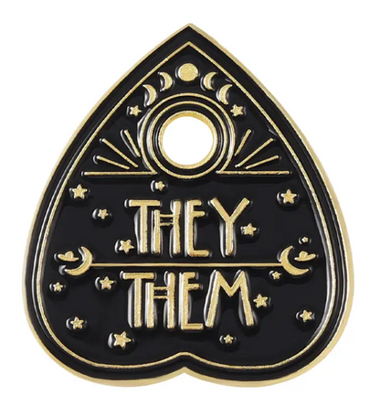 BROOCH LAPEL ENAMEL Magical Pins Pin (Page 1) - Ouija-5 - Clothing & Apparel