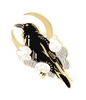 BROOCH LAPEL ENAMEL Magical Pins Pin (Page 1) - Raven Red Rose - Clothing & Apparel