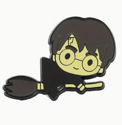 BROOCH LAPEL ENAMEL Magical Pins Pin (Page 1) - Riding a Broomstick Harry - Clothing & Apparel