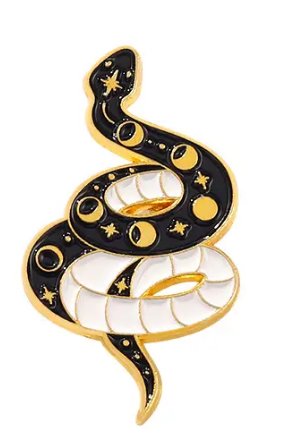 BROOCH LAPEL ENAMEL Magical Pins Pin (Page 1) - Snake - Clothing & Apparel
