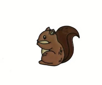 BROOCH LAPEL ENAMEL Magical Pins Pin (Page 1) - Squirrel! - Clothing & Apparel