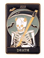 BROOCH LAPEL ENAMEL Magical Pins Pin (Page 1) - Tarot Cards Death - Clothing & Apparel