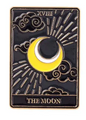 BROOCH LAPEL ENAMEL Magical Pins Pin (Page 1) - Tarot Cards Moon - Clothing & Apparel