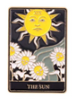 BROOCH LAPEL ENAMEL Magical Pins Pin (Page 1) - Tarot Cards Sun - Clothing & Apparel