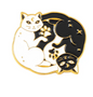 BROOCH LAPEL ENAMEL Magical Pins Pin (Page 1) - Ying Yang Kitty - Clothing & Apparel