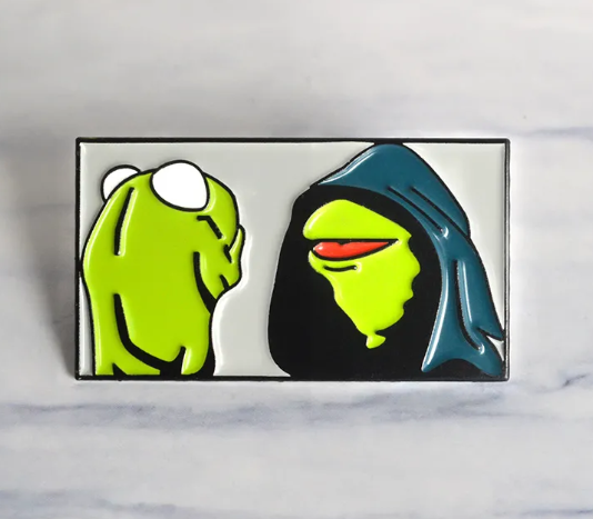 BROOCH LAPEL ENAMEL Magical Pins Pin (Page 2) - Darth Kermit - Clothing & Apparel