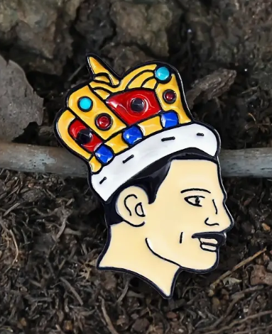 BROOCH LAPEL ENAMEL Magical Pins Pin (Page 2) - Freddie Mercury - Clothing & Apparel