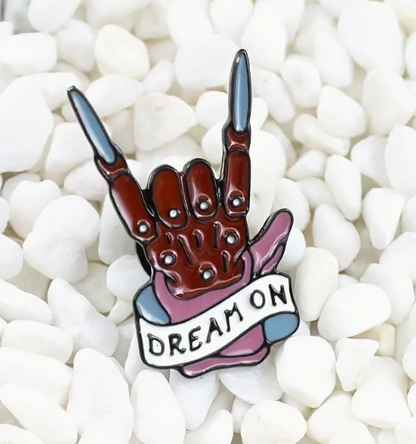 BROOCH LAPEL ENAMEL Magical Pins Pin (Page 2) - Freddy Krueger Dream On - Clothing & Apparel