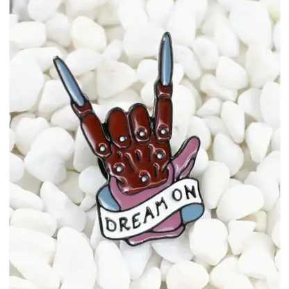 BROOCH LAPEL ENAMEL Magical Pins Pin (Page 2) - Freddy Krueger Dream On - Clothing & Apparel