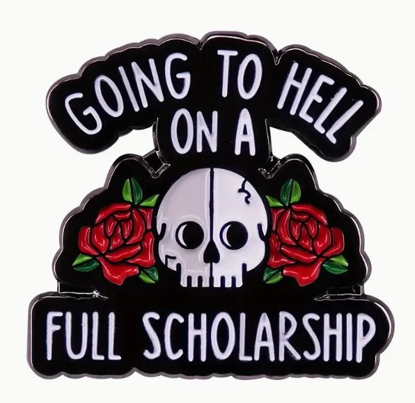 BROOCH LAPEL ENAMEL Magical Pins Pin (Page 2) - Going to Hell on a Scholarship - Clothing & Apparel