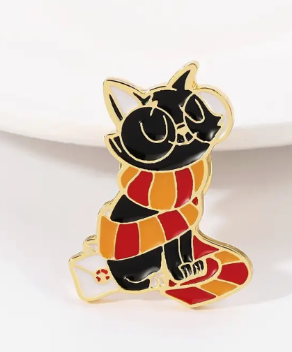BROOCH LAPEL ENAMEL Magical Pins Pin (Page 2) - Harry Kitty - Clothing & Apparel