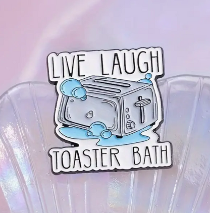 BROOCH LAPEL ENAMEL Magical Pins Pin (Page 2) - LIve Laugh Toaster Bath - Clothing & Apparel