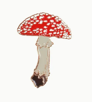 BROOCH LAPEL ENAMEL Magical Pins Pin (Page 2) - Magic Mushroom - Clothing & Apparel