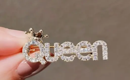 BROOCH LAPEL ENAMEL Magical Pins Pin (Page 2) - Queen Rhinestone - Clothing & Apparel