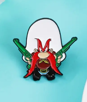 BROOCH LAPEL ENAMEL Magical Pins Pin (Page 2) - Yosemite Sam - Clothing & Apparel