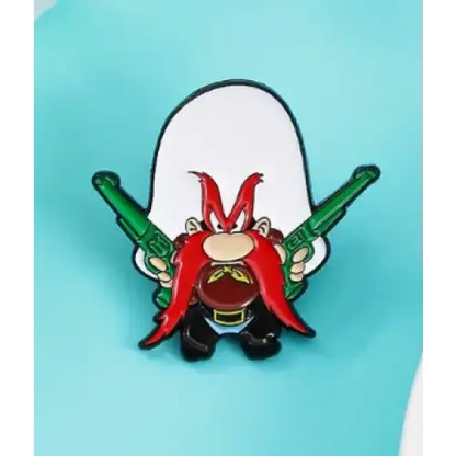 BROOCH LAPEL ENAMEL Magical Pins Pin (Page 2) - Yosemite Sam - Clothing & Apparel