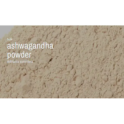 Bulk Herbs by the Half Ounce (.5 oz) - Ashwaganda Powder - Herbs & Accessories