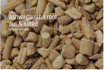 Bulk Herbs by the Half Ounce (.5 oz) - Ashwagandha root - Herbs & Accessories