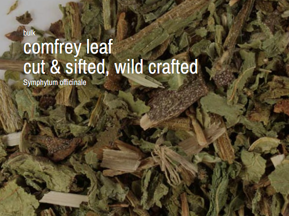 Bulk Herbs by the Half Ounce (.5 oz) - Comfrey Leaf - Herbs & Accessories