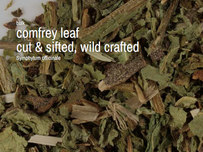 Bulk Herbs by the Half Ounce (.5 oz) - Comfrey Leaf - Herbs & Accessories