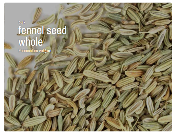 Bulk Herbs by the Half Ounce (.5 oz) - Fennel Seed - Herbs & Accessories