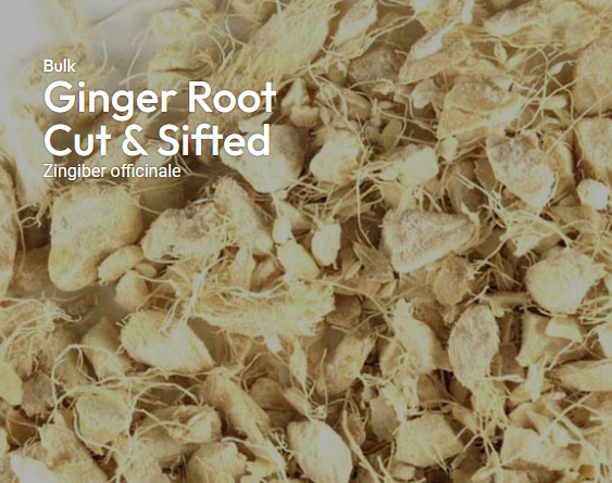 Bulk Herbs by the Half Ounce (.5 oz) - Ginger Root Herb - Herbs & Accessories