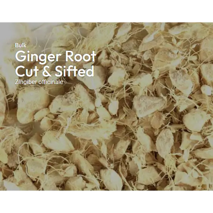 Bulk Herbs by the Half Ounce (.5 oz) - Ginger Root Herb - Herbs & Accessories