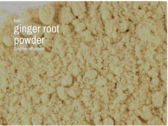Bulk Herbs by the Half Ounce (.5 oz) - Ginger Root Powder - Herbs & Accessories
