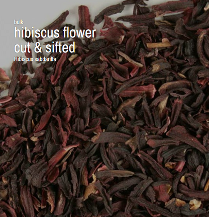 Bulk Herbs by the Half Ounce (.5 oz) - Hibiscus Flower Cut and Sifted - Herbs & Accessories
