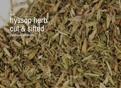 Bulk Herbs by the Half Ounce (.5 oz) - Hyssop Herb - Herbs & Accessories