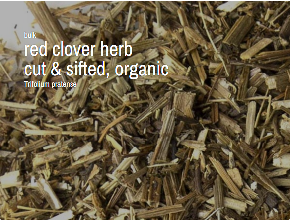Bulk Herbs by the Half Ounce (.5 oz) - Red clover herb, organic - Herbs & Accessories