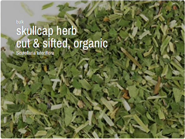 Bulk Herbs by the Half Ounce (.5 oz) - Skullcap Herb - Herbs & Accessories