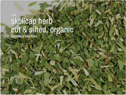 Bulk Herbs by the Half Ounce (.5 oz) - Skullcap Herb - Herbs & Accessories