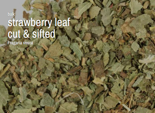 Bulk Herbs by the Half Ounce (.5 oz) - Strawberry Leaf - Herbs & Accessories