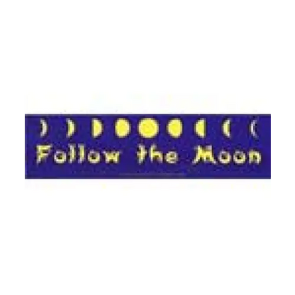 Bumper Stickers - Follow the Moon - Bumper Stickers & Posters