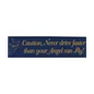 Bumper Stickers - Never Drive Faster than Your Angels Can Fly - Bumper Stickers & Posters