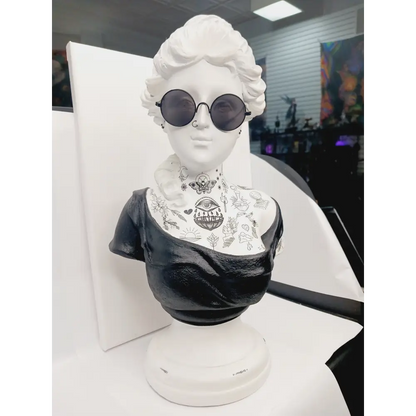 🗿✨ Bust Statues with Tattoos – Bold Artistry Modern Magic and Unique Decor!🎨 Made by Samantha Dentterder - ’Sami’