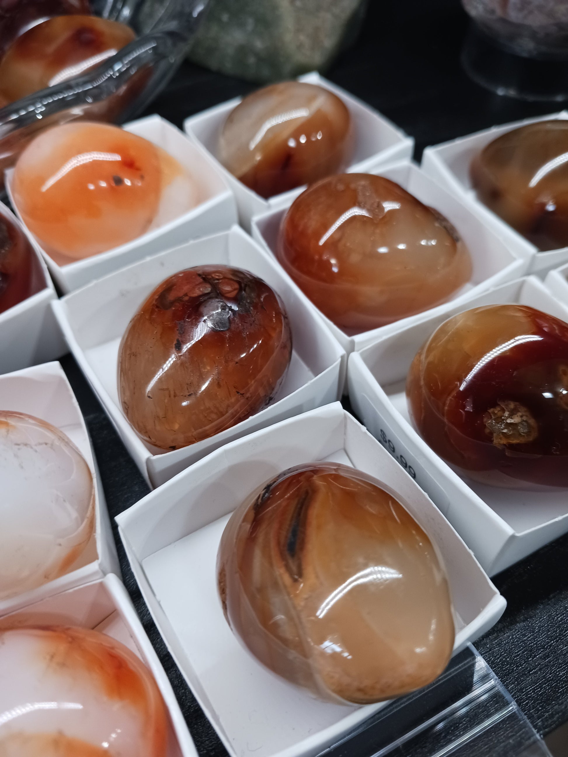 🧡🥚 Carnelian Egg (1 3/4’’) – Vitality Creativity & Sacred Energy! ✨ - Spheres