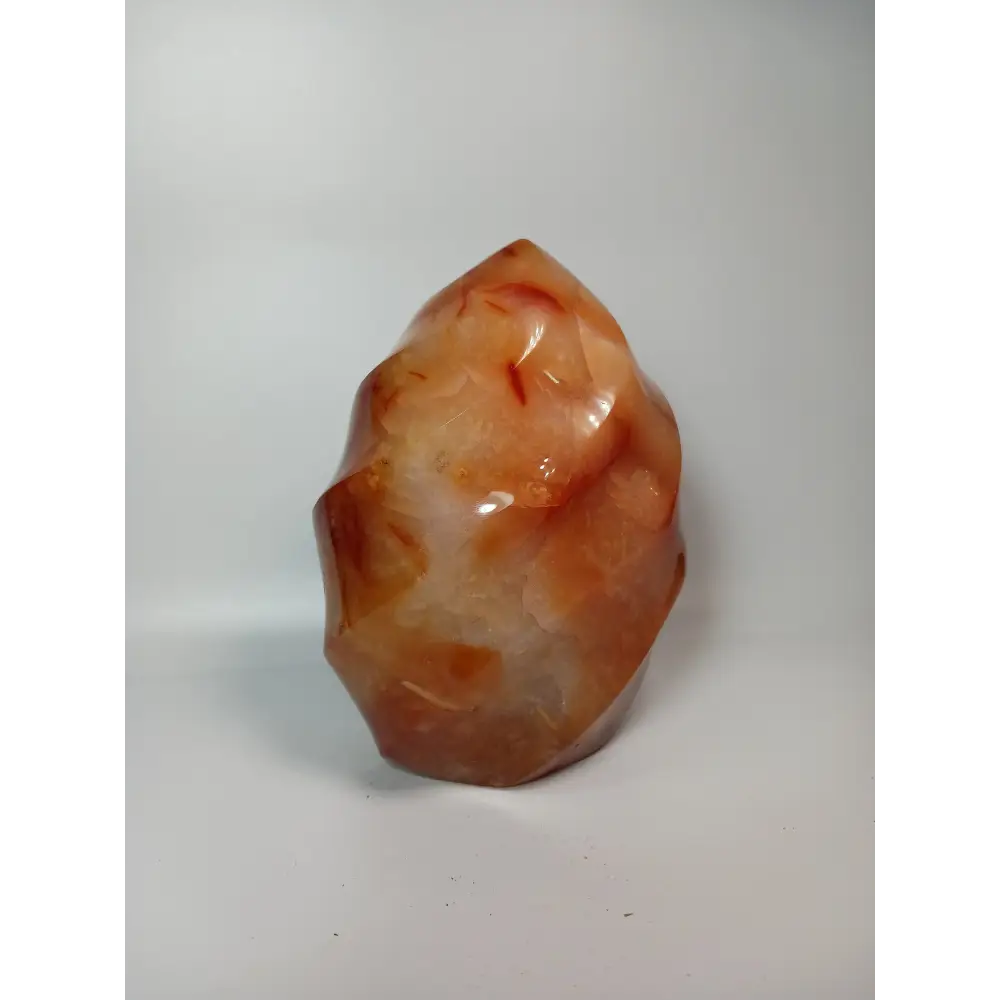🔥✨ Carnelian Freeform – Motivation and Creative Energy ✨🔥 1 Flame 5’’ PALM
