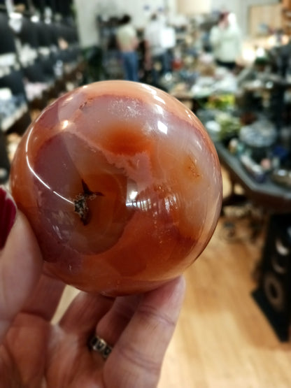 🔥🧡 Carnelian Spheres (3’’) – Ignite Confidence and Creative Energy! 🧡🔥 - 2 - Spheres
