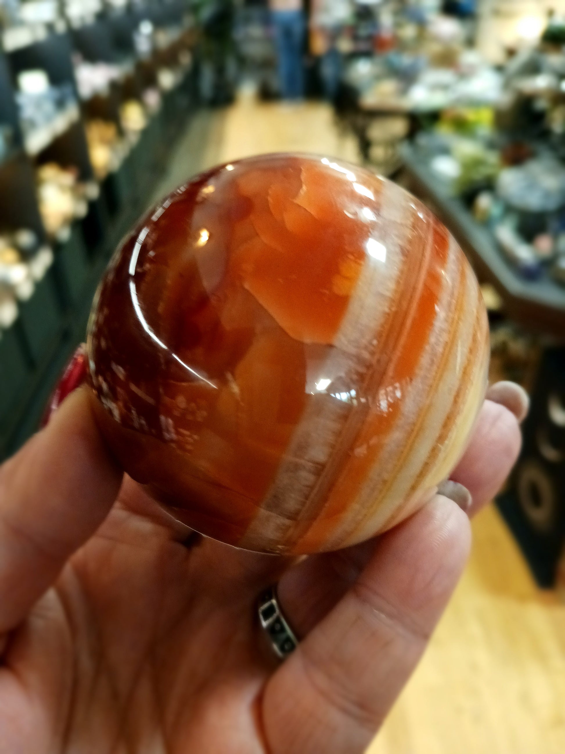🔥🧡 Carnelian Spheres (3’’) – Ignite Confidence and Creative Energy! 🧡🔥 - 1 - Spheres