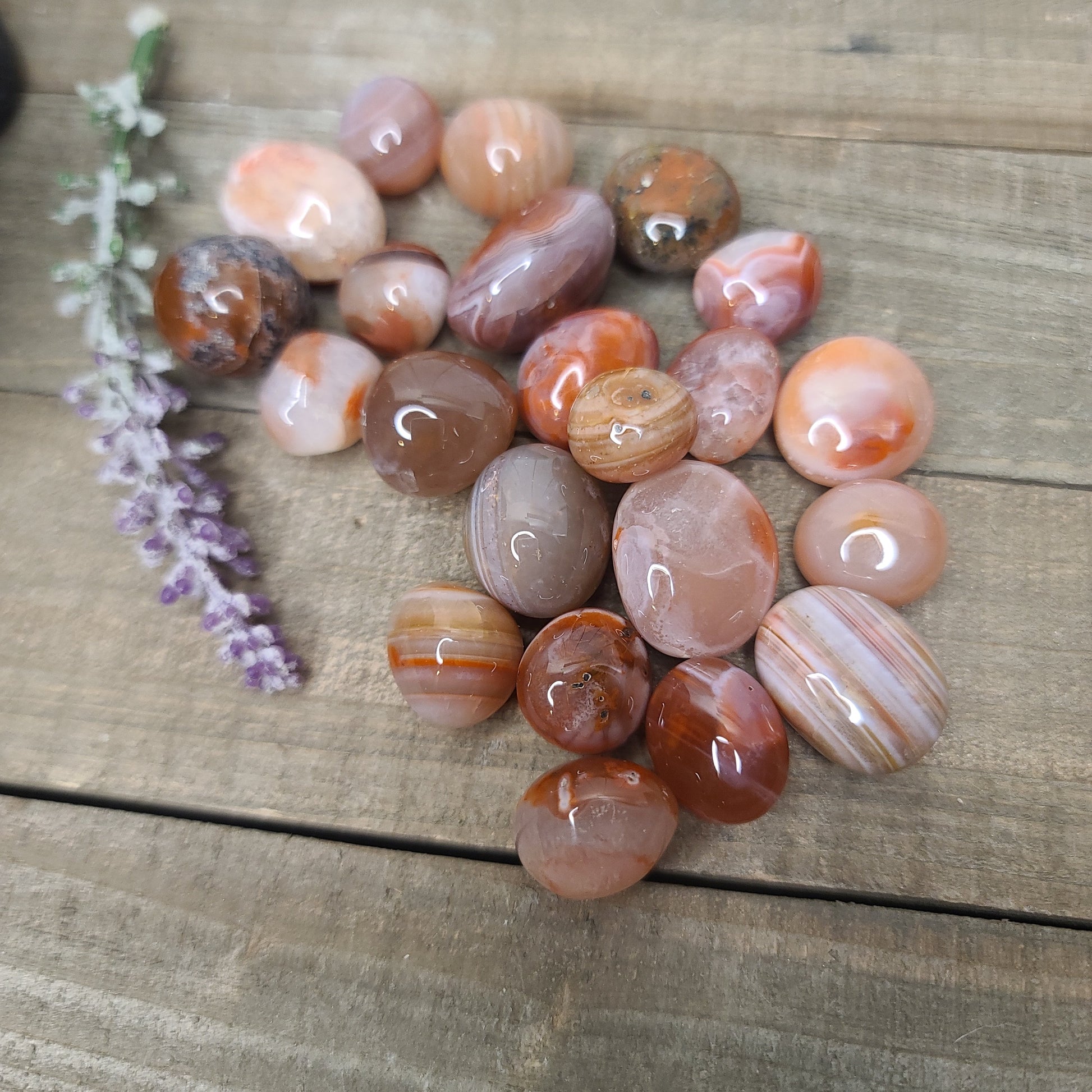 Carnelian Tumbles - Tumbles
