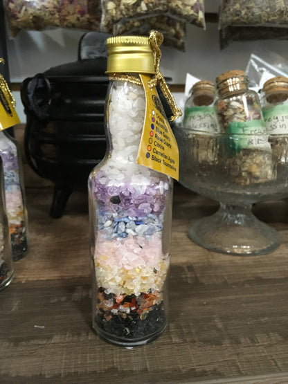 🌈✨ Chakra Bottle – Crystal Alignment for Mind Body & Spirit! 🧘♀️ - NON-TYPED YET