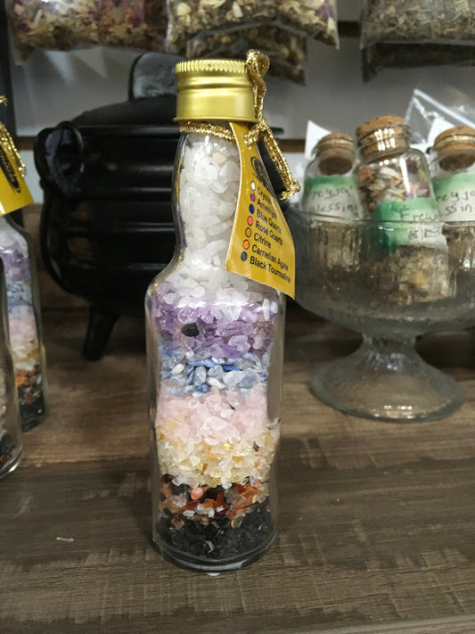 🌈✨ Chakra Bottle – Crystal Alignment for Mind Body & Spirit! 🧘♀️ - NON-TYPED YET