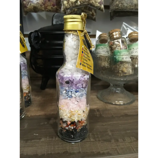 🌈✨ Chakra Bottle – Crystal Alignment for Mind Body & Spirit! 🧘♀️ - NON-TYPED YET
